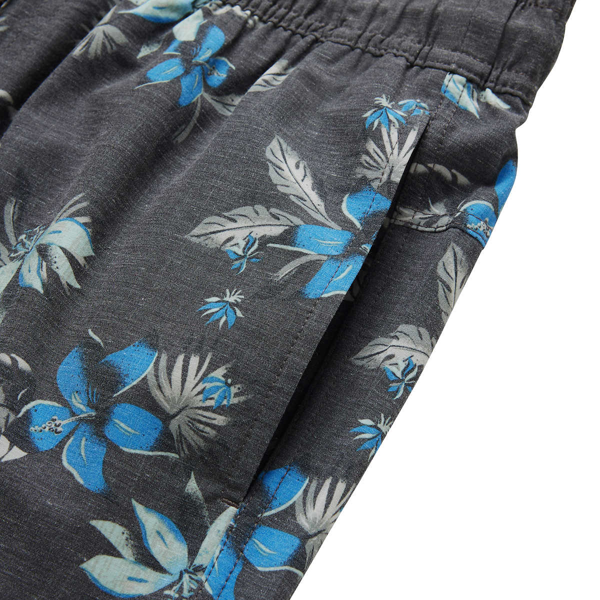 Hang Ten Men's Floral Print 10" Inseam Beach Pool Swim Shorts
