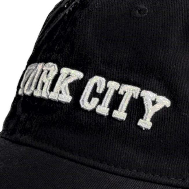 Steve Madden Men's Distressed NY Dad New York Embroidery Baseball Cap