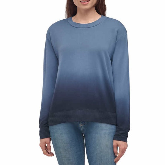 Splendid Super Soft Ombre Dip Dye Sweatshirt Pullover Shirt Top