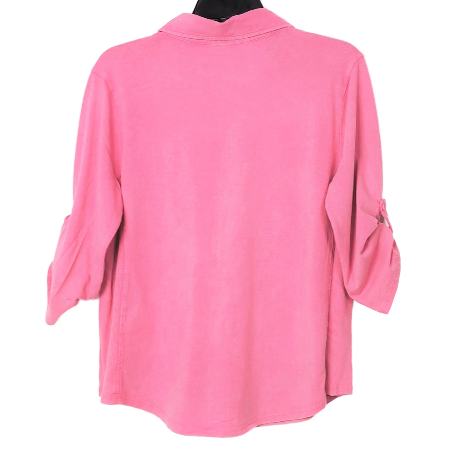 CG SPORT Women's Classic Collar Button Front Shirt