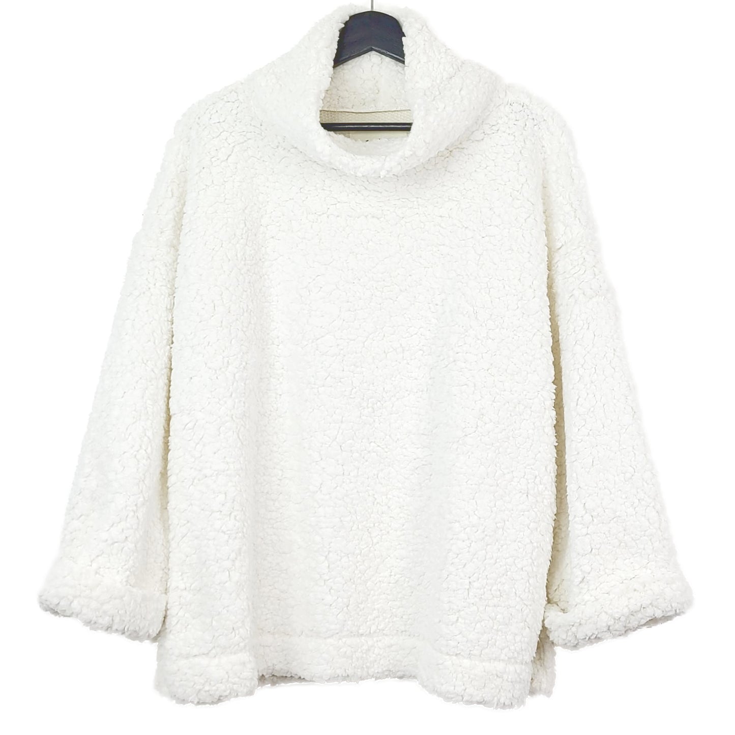 Dylan Super Soft Funnel Neck Sherpa Sweater