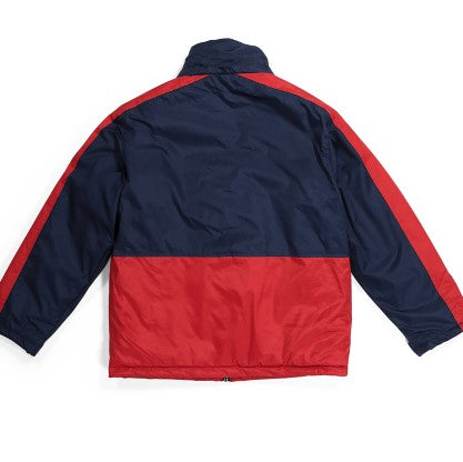 US POLO ASSN. Little Boys Color Block Parka Hooded Puffer Jacket