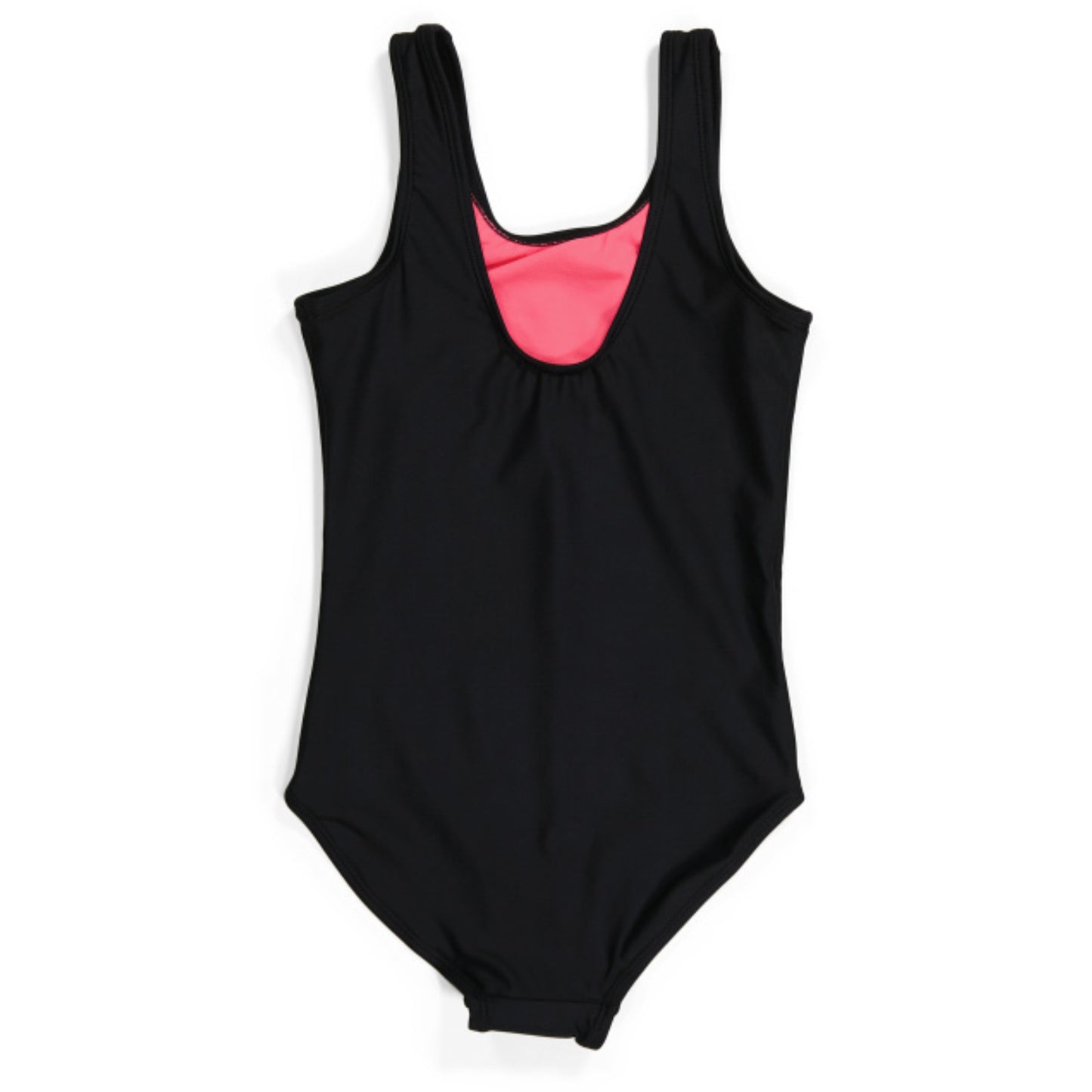 JUSTICE Girl's UPF 50+ Rainbow Colorful Logo Graphic Print One-piece Swimsuit