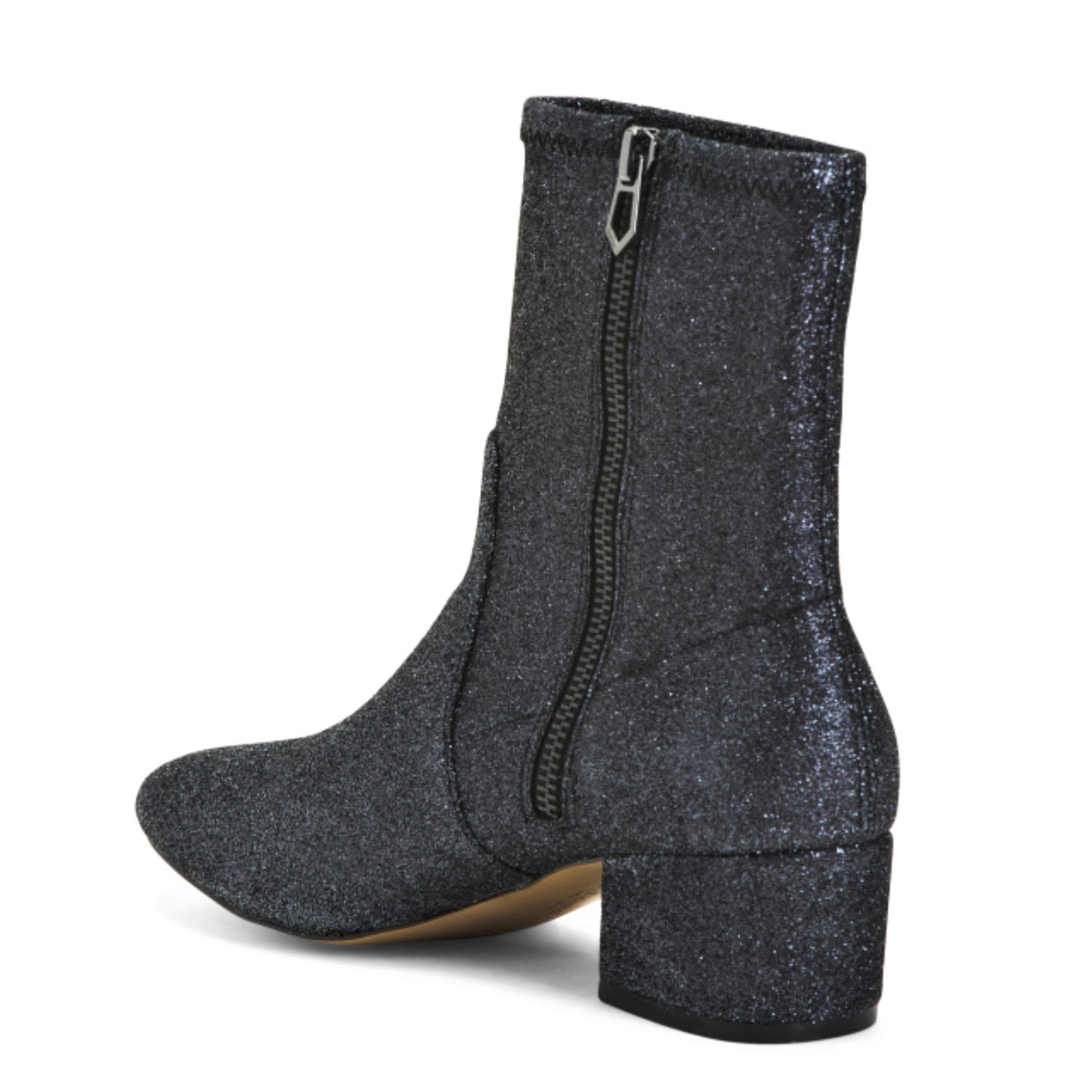 BOTKIER Women's Gemma Shimmer Gritter Block Heel Booties