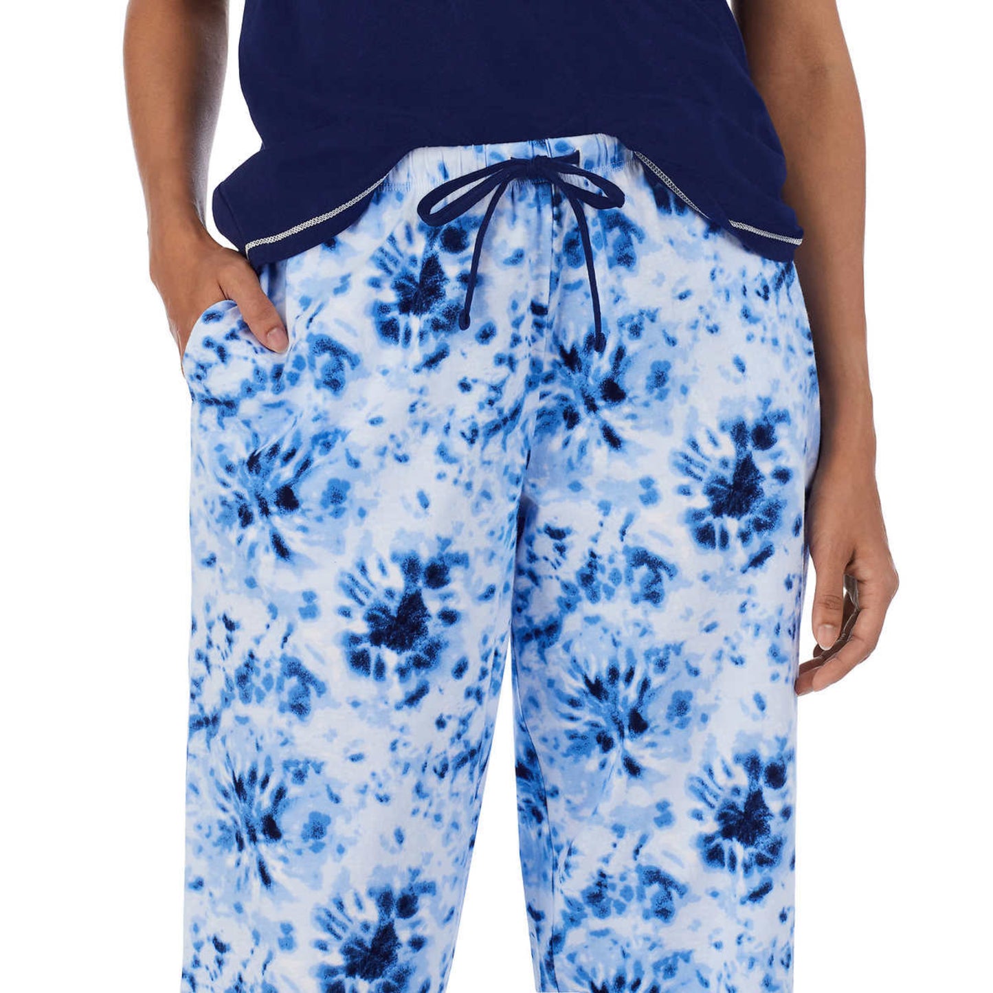 Carole Hochman 4-piece Soft Cotton Floral Print Pajama Lounge Set