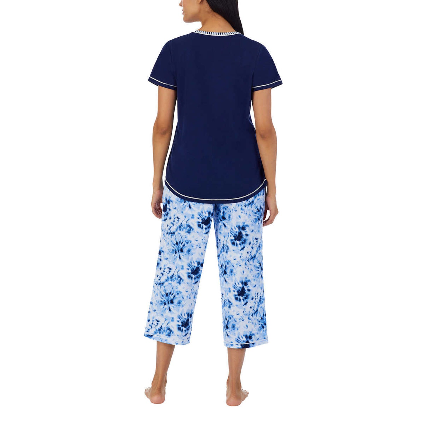 Carole Hochman 4-piece Soft Cotton Floral Print Pajama Lounge Set