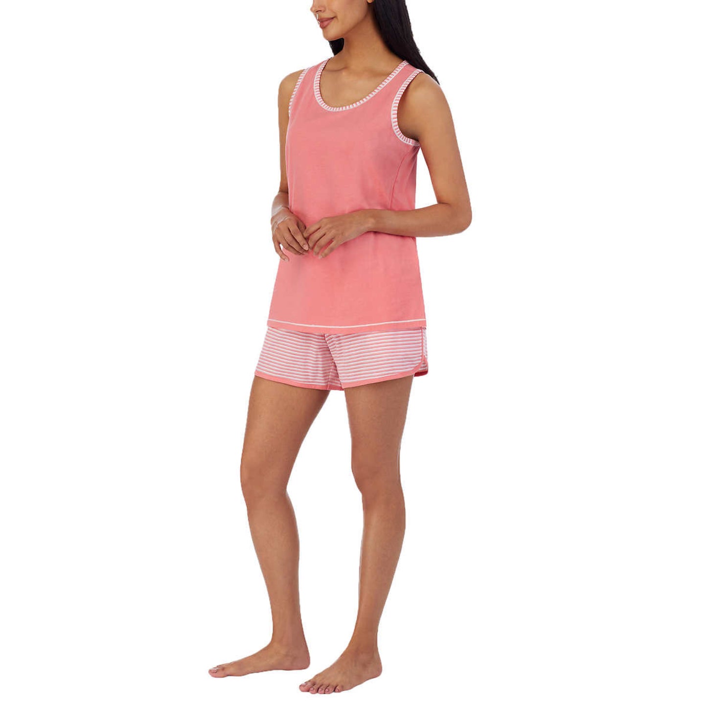 Carole Hochman 4-piece Soft Cotton Floral Print Pajama Lounge Set