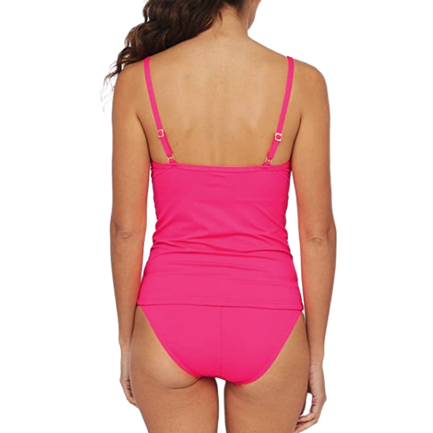 La Blanca Women's Island Goddess Wrap Swim Tankini Top