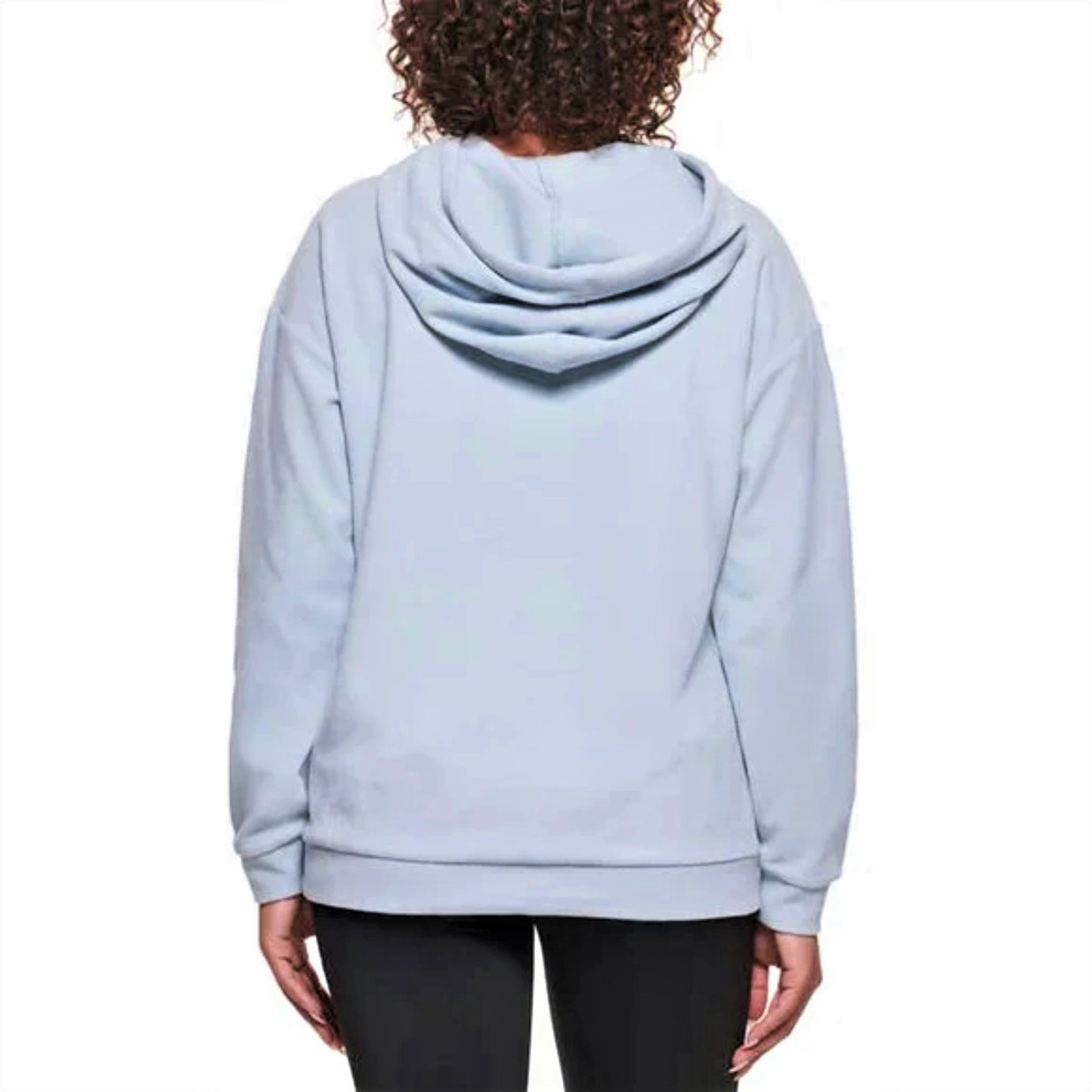 Andrew Marc Marc NY Women's Cozy Cotton Blend Kangaroo Pocket Pullover Sweatshirt Drawstring Hoodie