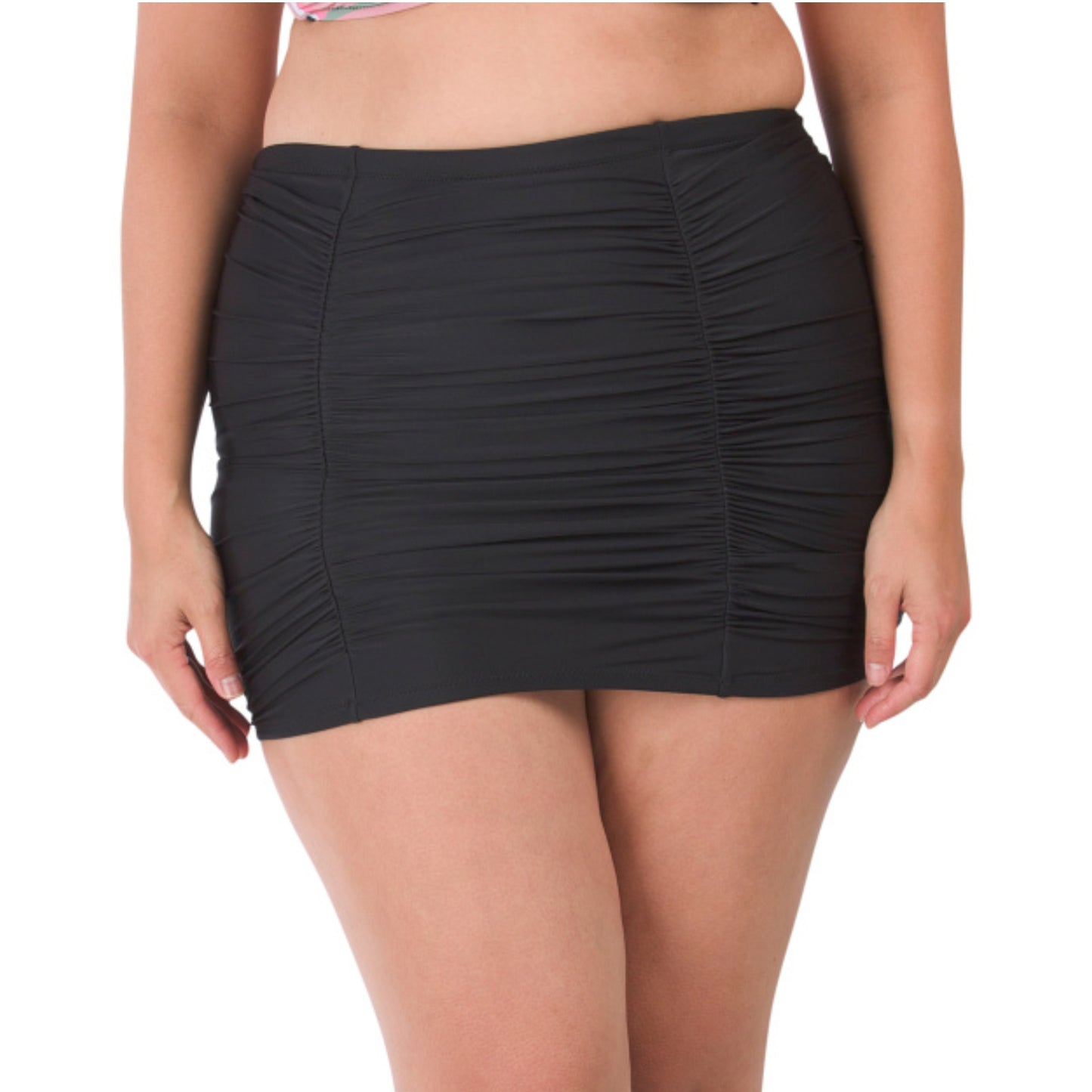 Raisins Curve Women's Plus Calina Solids Costa Skirt Swim Bottom
