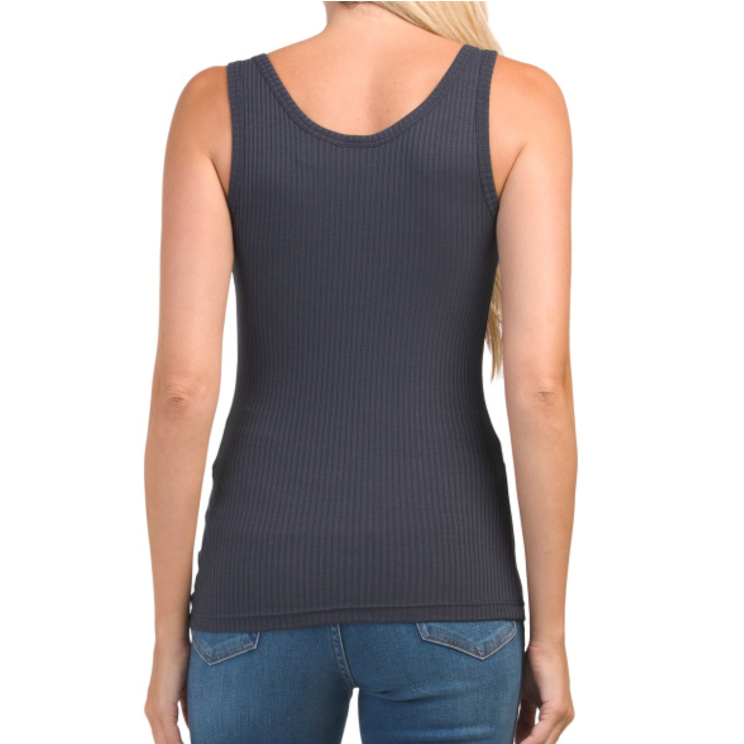 Rachel Zoe V-neck Ribbed V-neck Tank Top