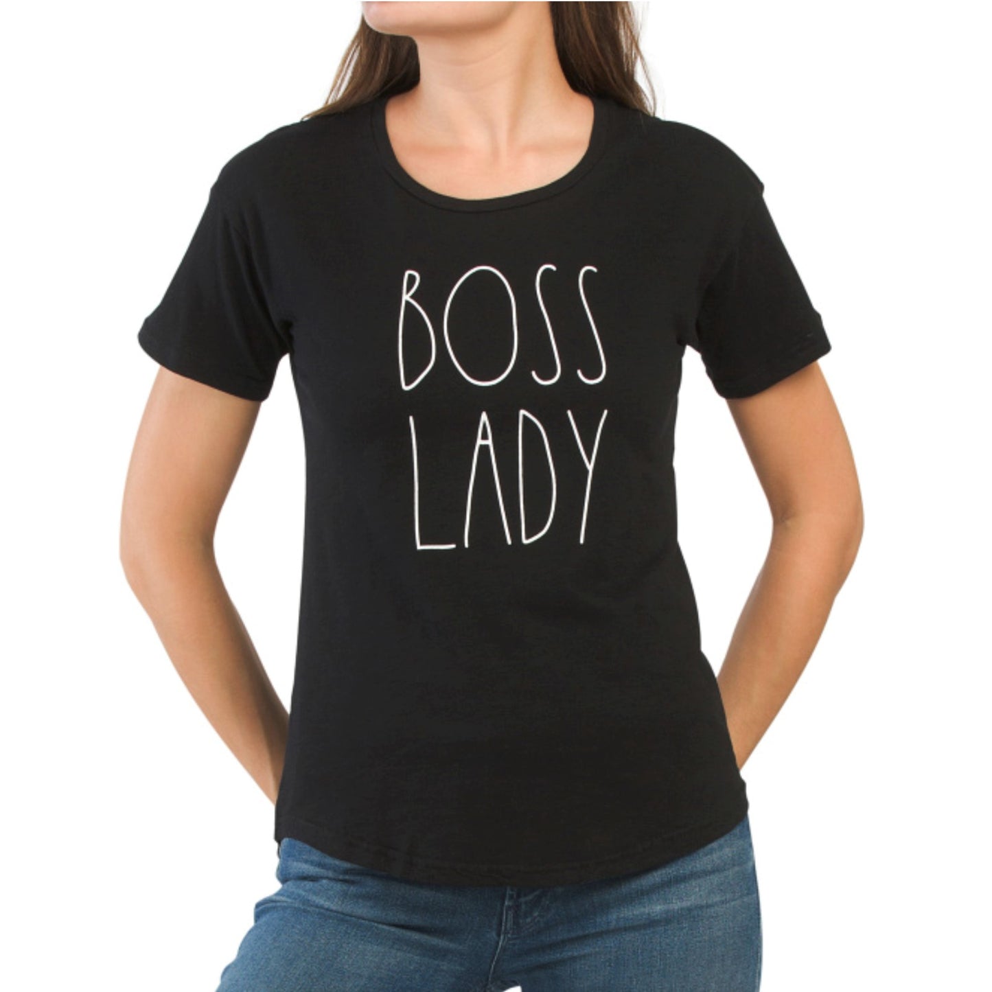 Rae Dunn Women's Boss Lady Cotton T-Shirt