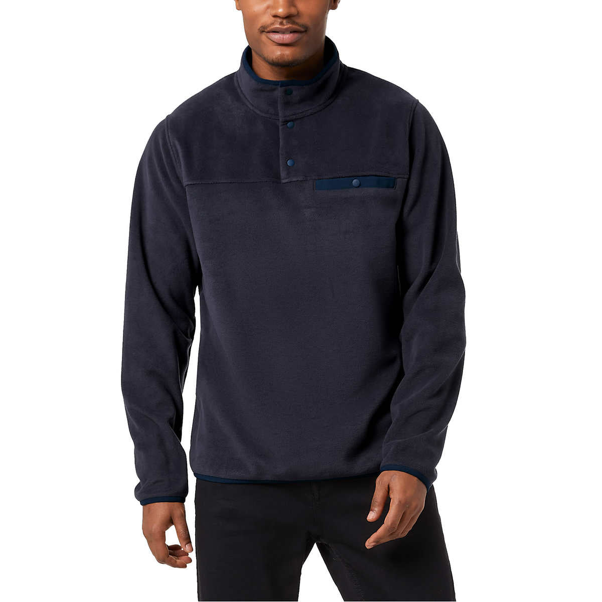 32 Degrees Men’s Quater Snap Soft Fleece Sweatshirt Casual Pullover Top