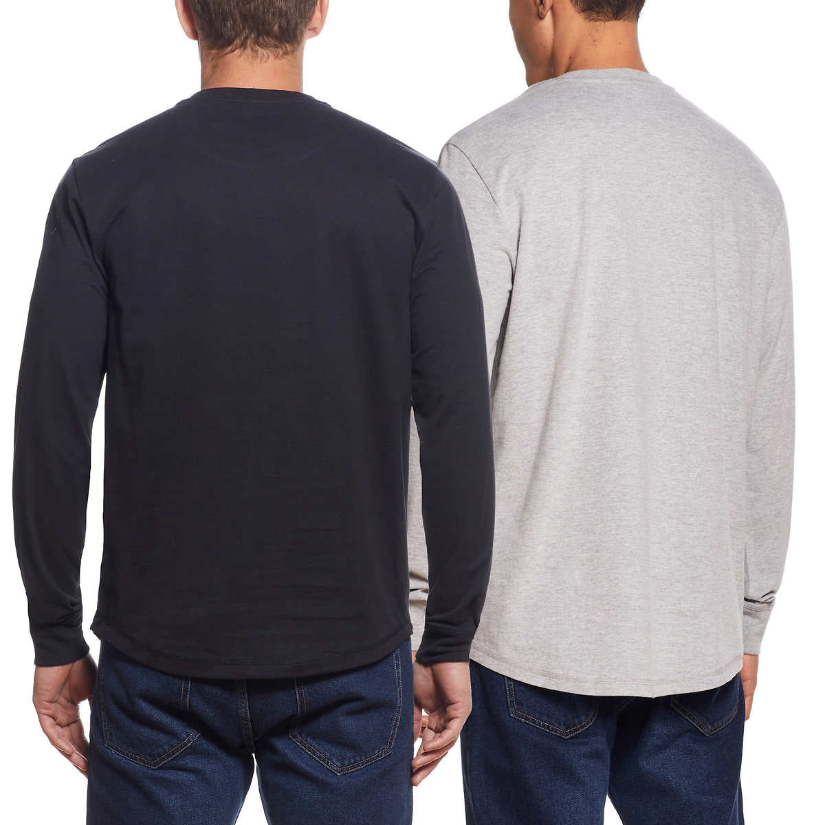 Weatherproof Vintage Men’s 2-pack Long Sleeve Tee Soft Cotton Blend Jersey T-Shirt