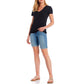 JEN7 by 7 For All Mankind's Rolled Cuffs Denim Bermuda Shorts