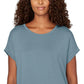 Buffalo David Bitton Women's Ultra Soft Relaxed Fit Printed Top T-Shirt