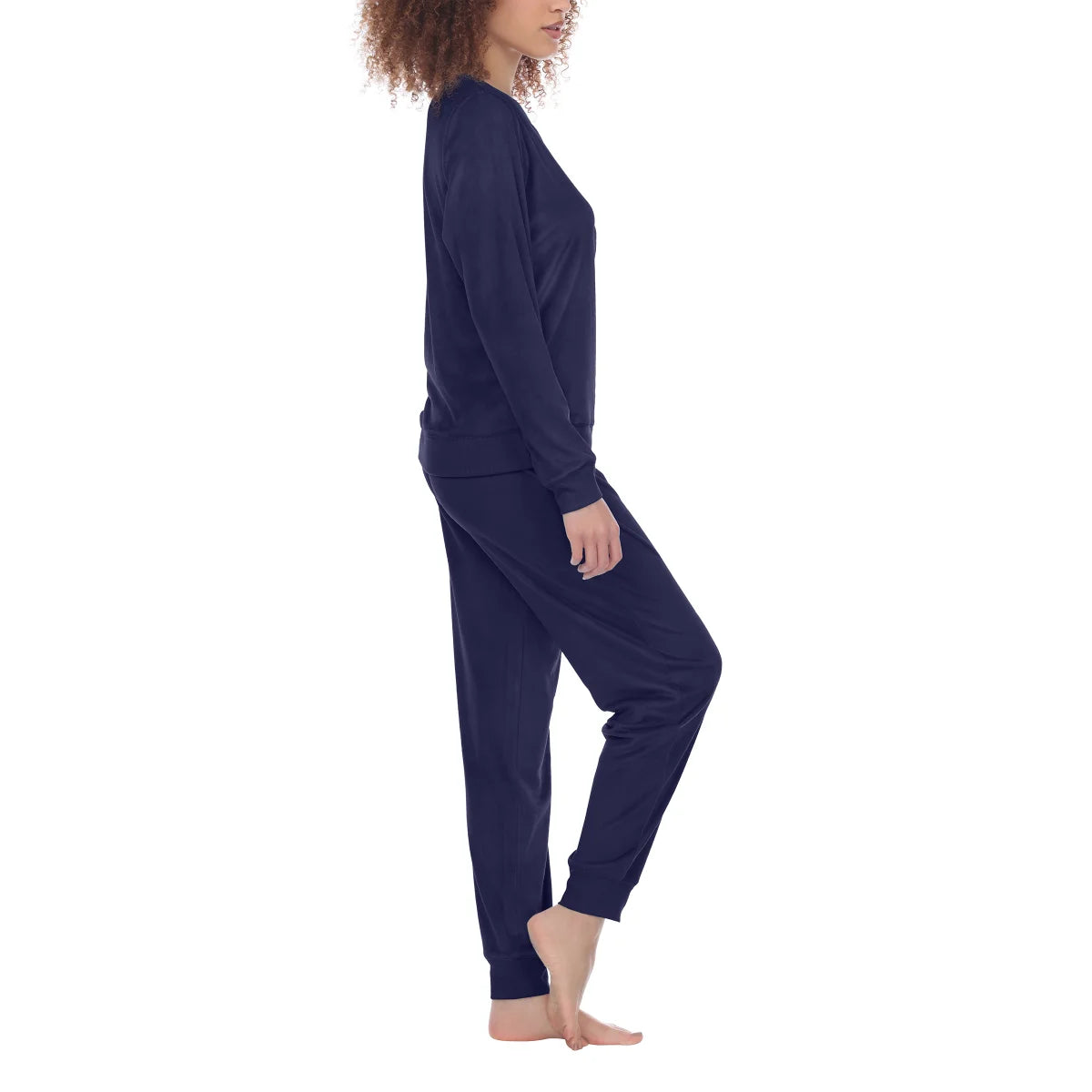 Honeydew Women's 2-Pc Super Soft Fleece Velour Pajama Lounge Set