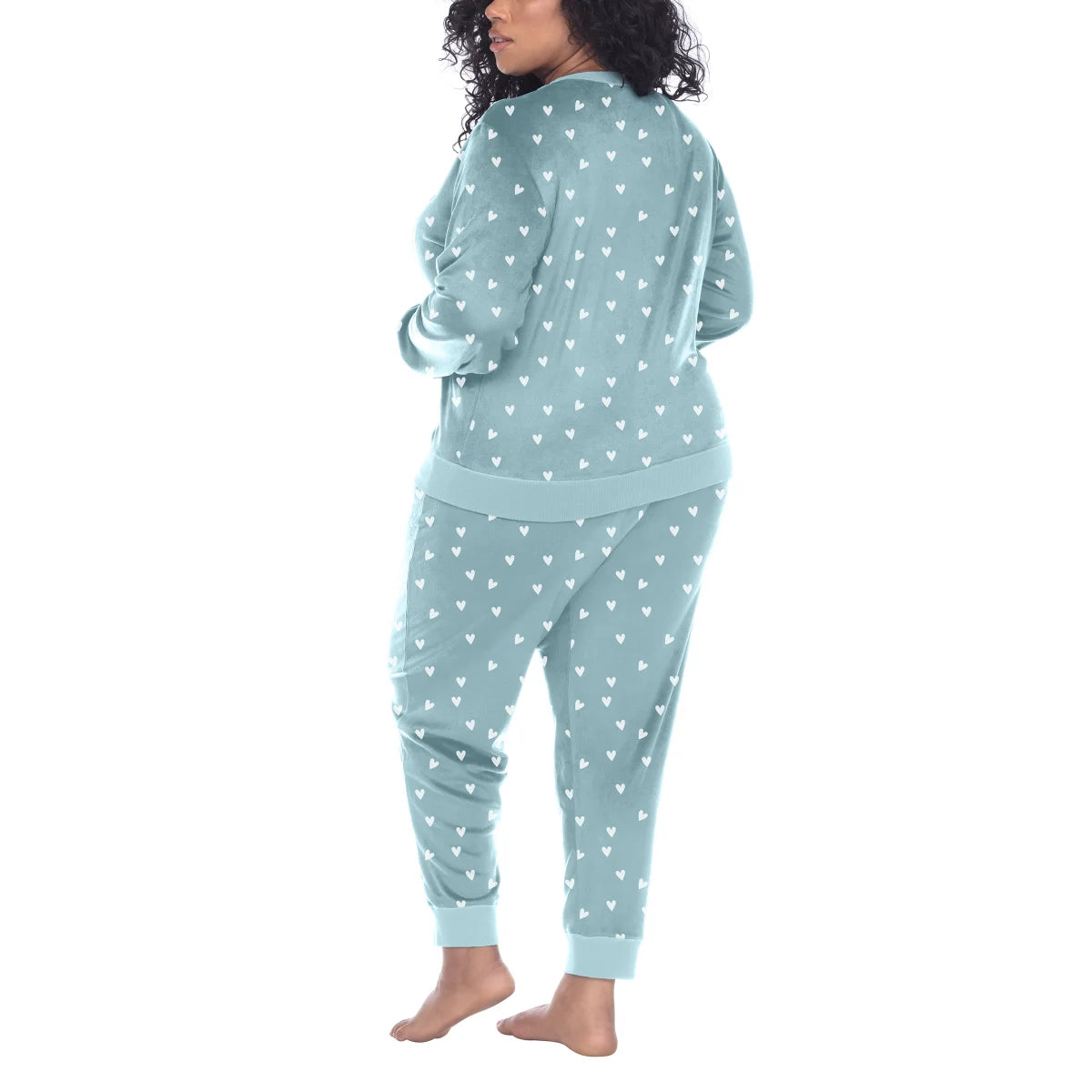 Honeydew Women's 2-Pc Super Soft Fleece Velour Pajama Lounge Set