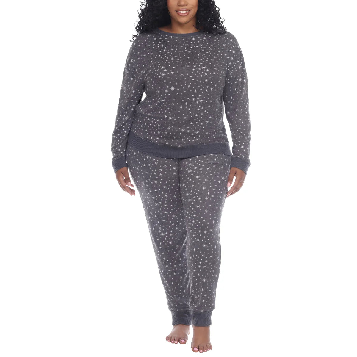 Honeydew Women's 2-Pc Super Soft Printed Soft Pajama Lounge Set