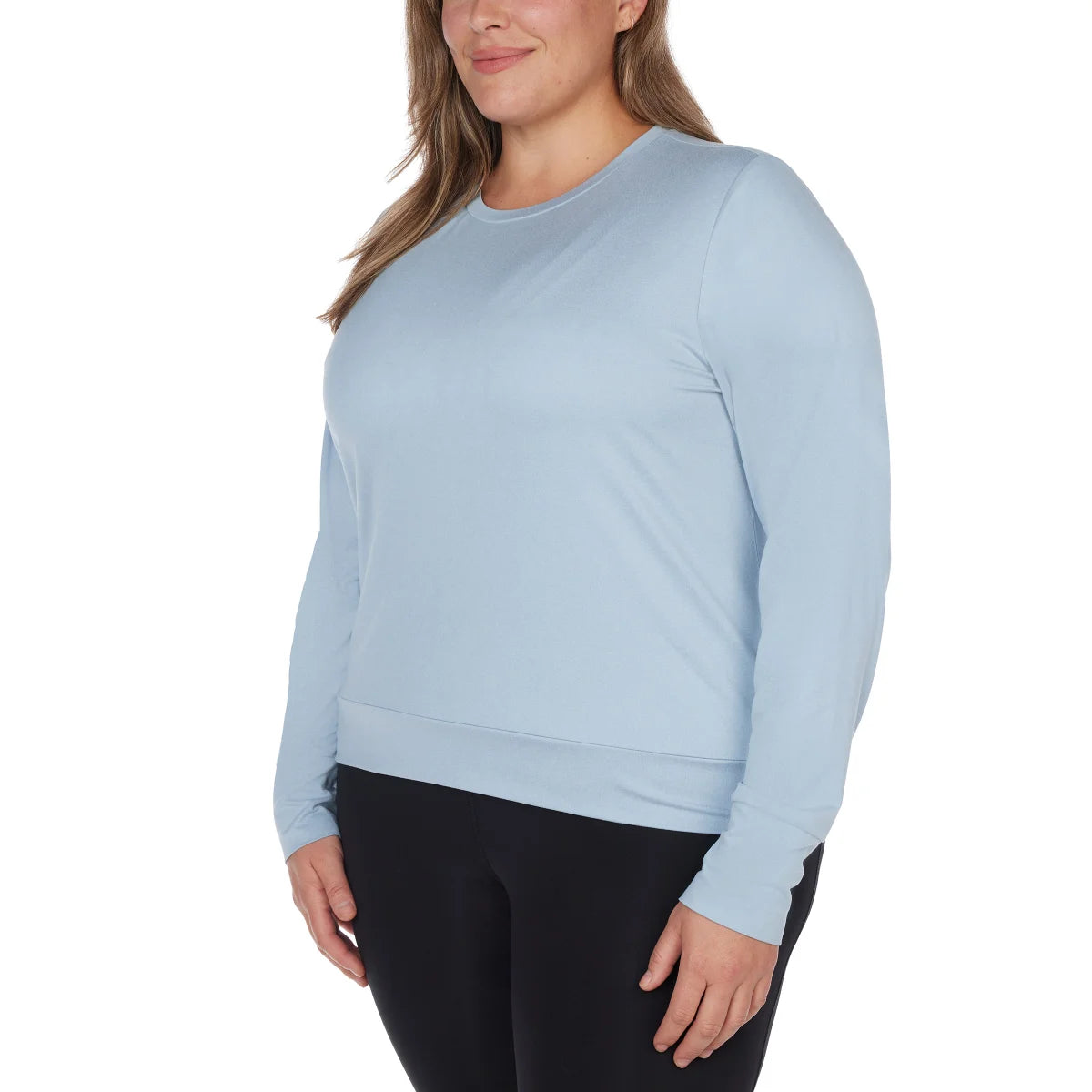 Lukka Lux Women's 2-Pack Moisture Wicking Long Sleeve Sweatshirt Active Top