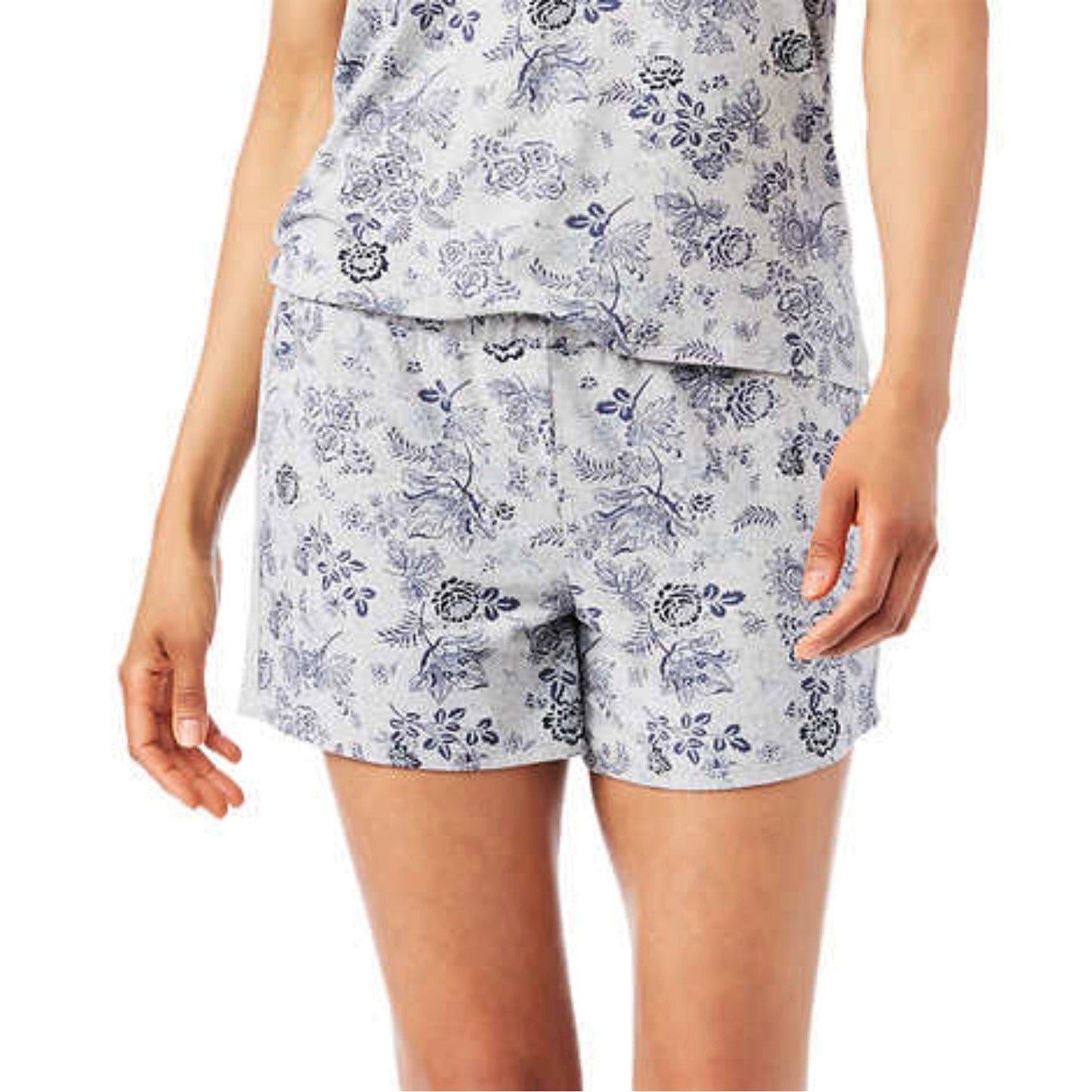 Lucky Brand Women's 4-Piece Super Soft  Floral Camo Print Lounge Pajama Set