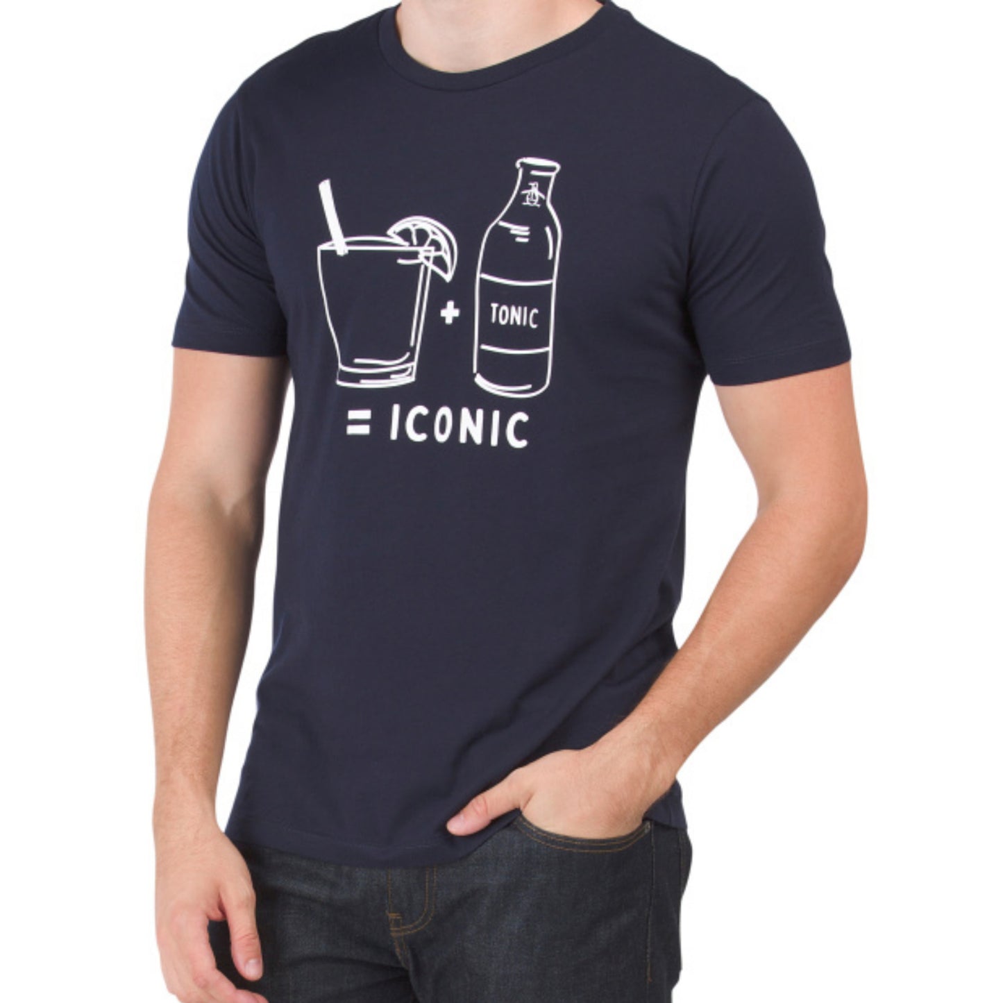 ORIGINAL PENGUIN Men's Graphic Print Tee Cotton T-Shirt