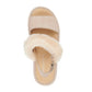 EMU Australia Women's Durack Genuine Sheepskin Suede Fur Platform Stinger Sandals