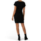 VERTIGO Paris Women's Short Sleeve Abstract Print Knit Mini Dress