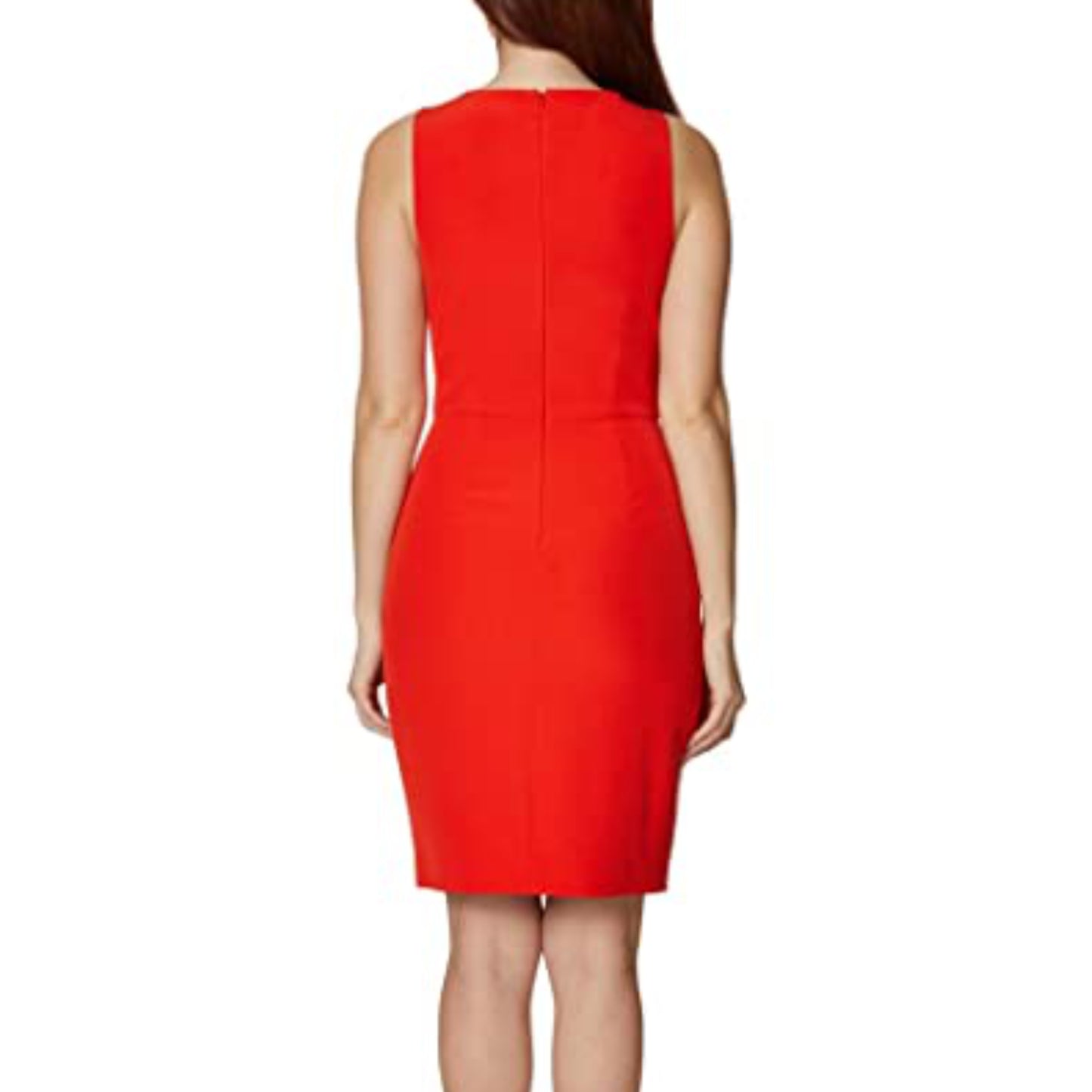 BETSEY JOHNSON Women's Scallop Trim Front Slit Mini Dress