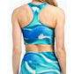 SPLITS59 Women's High Waist Moister Wicking Marbled Print Bardot Leggings and Top Collection