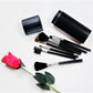 Women's 8-Piece Ultimate Collection Travel Case Gift Box Makeup Brush Set
