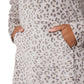 32 Degrees Women's Super Soft Velour Relaxed Fit Hooded Lounger