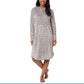 32 Degrees Women's Super Soft Velour Relaxed Fit Hooded Lounger