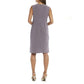 R&M Richards Plus 2Pc Sparkly Rib Metallic Party Cocktail Jacket & Dress Set