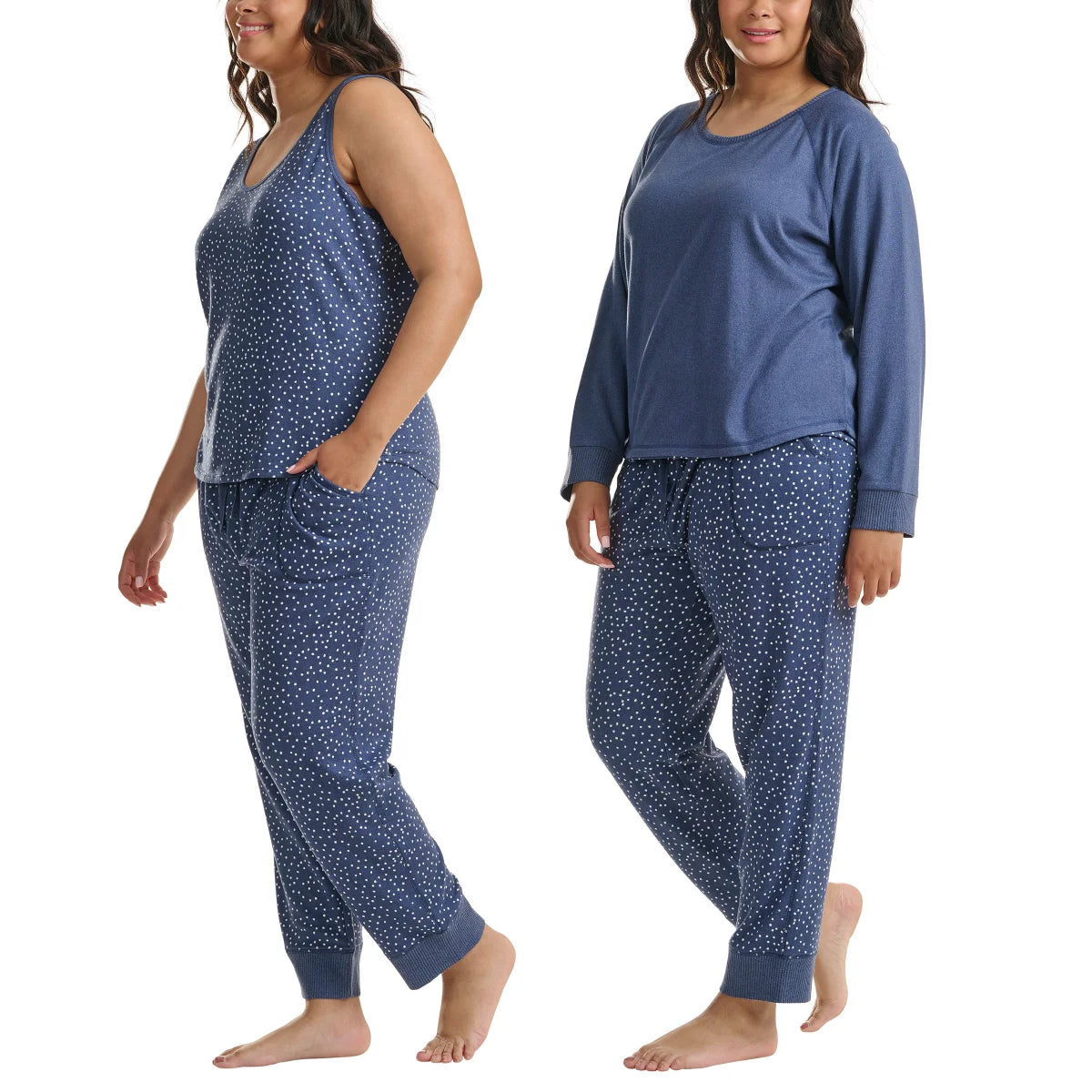 Karen Neuburger Women's 3-Piece Printed Soft Pajama Lounge Set