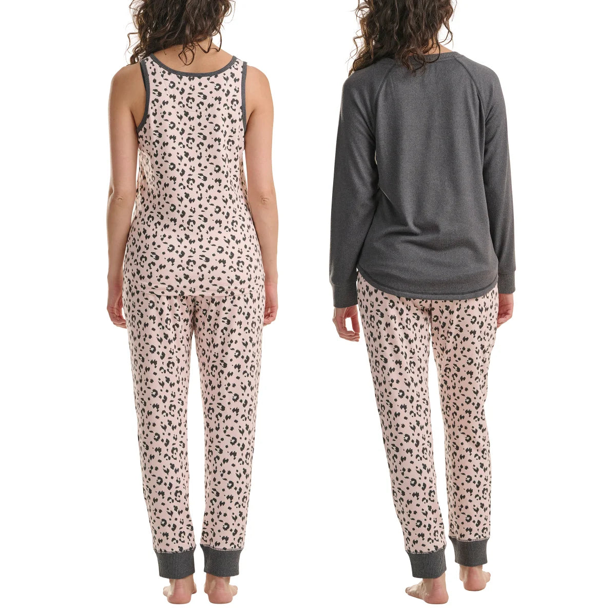 Karen Neuburger Women's 3-Piece Printed Soft Pajama Lounge Set