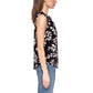 B Collections by Bobeau Women's Floral Print Lightweight Sleeveless Top Blouse