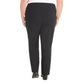Hilary Radley Women's High Rise Tummy Control Pintuck Pull-On Slim Dress Pants