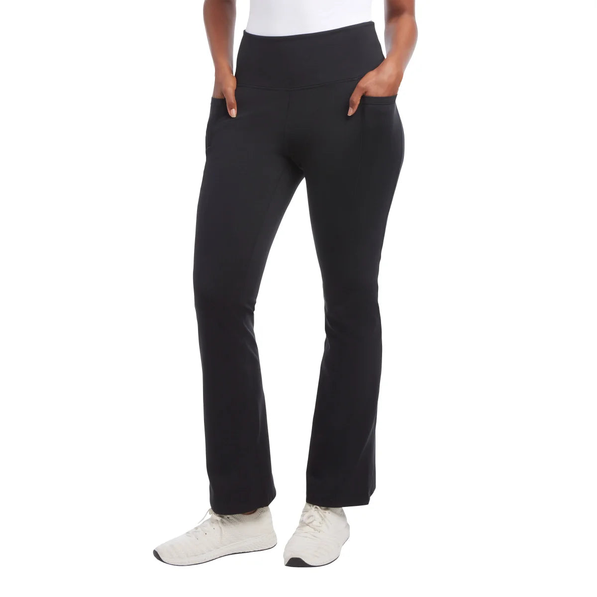 Jockey Women's High Rise Moisture Wicking  Flare Yoga Pants