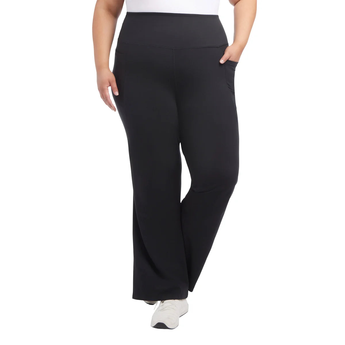 Jockey Women's High Rise Moisture Wicking  Flare Yoga Pants