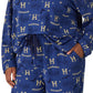 Caracter Women's 2-Piece Printed Long Sleeve Soft Jersey Pajama Lounge Set