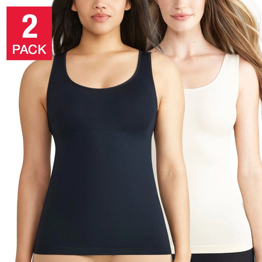 Yummie Women's 2-Pack Tummy Panel Seamless Slimming Shaping Tank