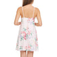 Flora Nikrooz Women's 2-Pack V-Neck Lightweight Soft Lace Trim Chemise