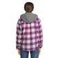 Roxy Youth Girls Flannel Plaid Button Down Hoodie