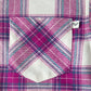 Roxy Youth Girls Flannel Plaid Button Down Hoodie