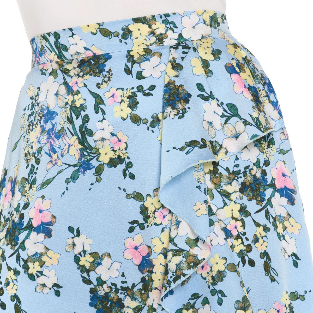 Ted Baker Women's Floral Print Ruffle Midi Skirt