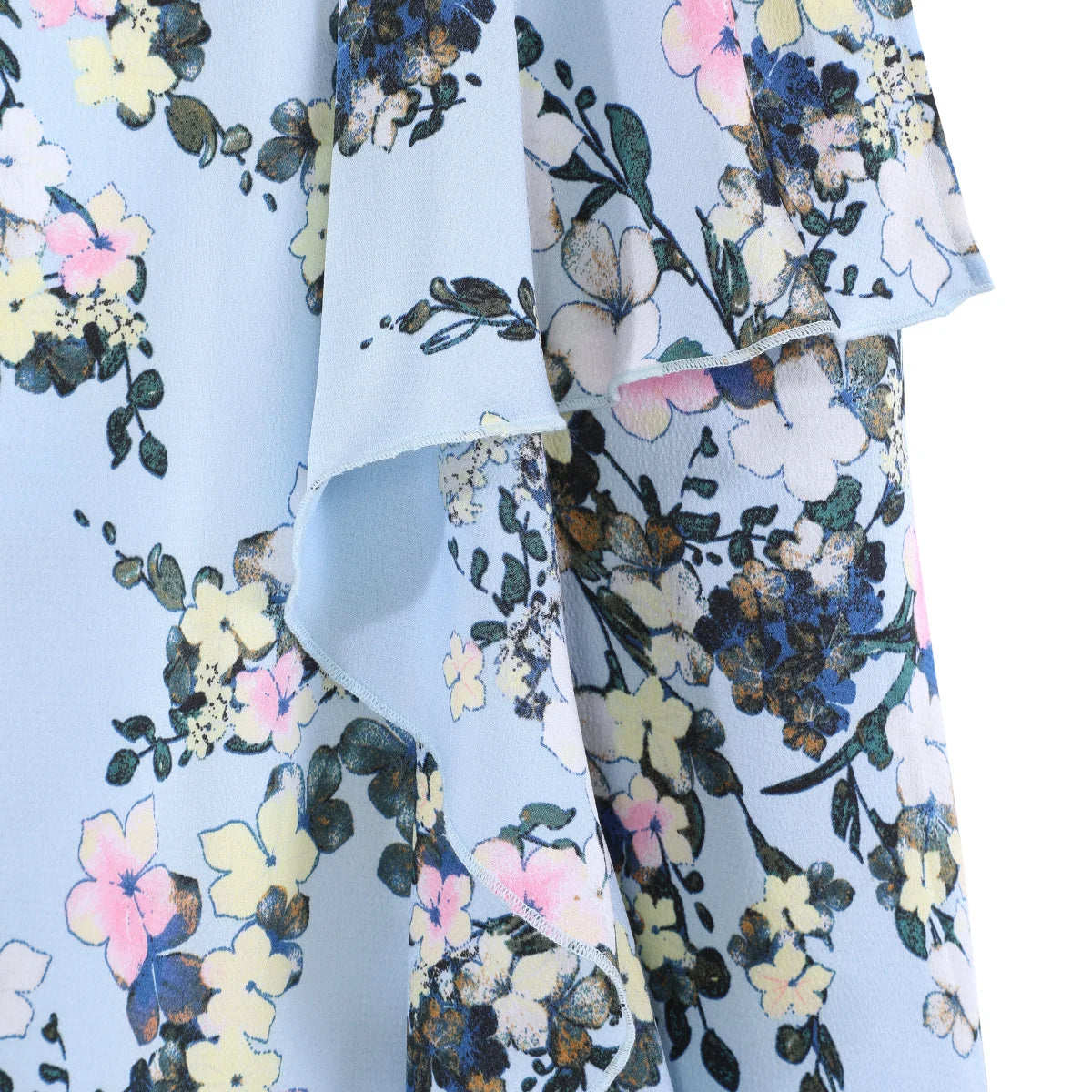 Ted Baker Women's Floral Print Ruffle Midi Skirt