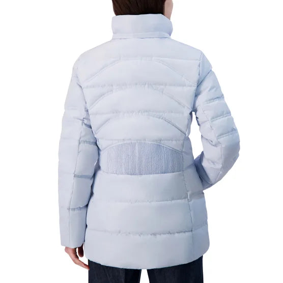 Nautica Women's Faux Fur Trim Water Resistant Hooded Puffer Jacket