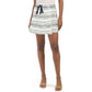 Workshop Striped Textured Cotton Blend Skort