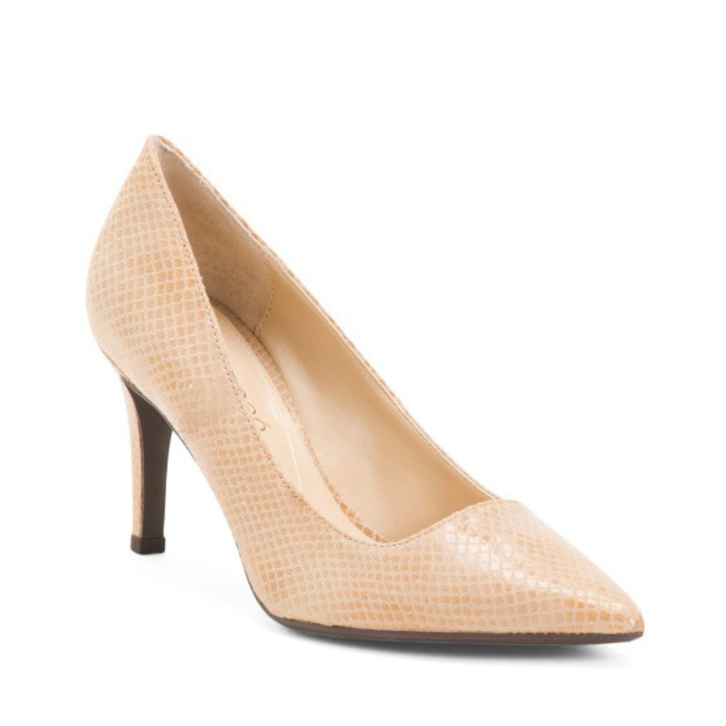 J.Renee Women's Snake Embossed Pointy Toe Classic Pumps Heels